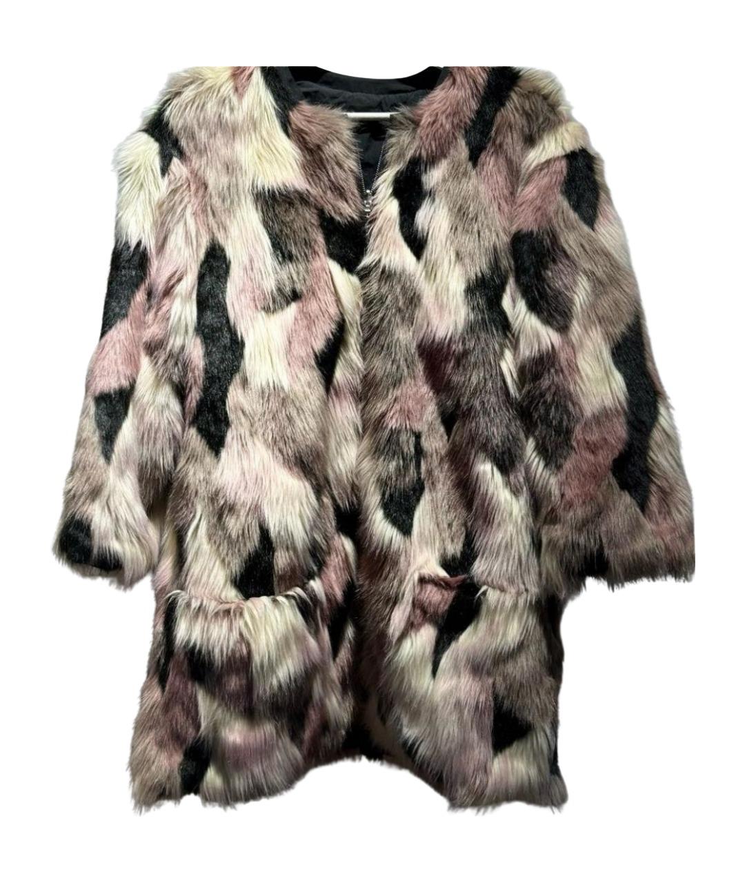 NINA RICCI Мульти меховая шуба, фото 1
