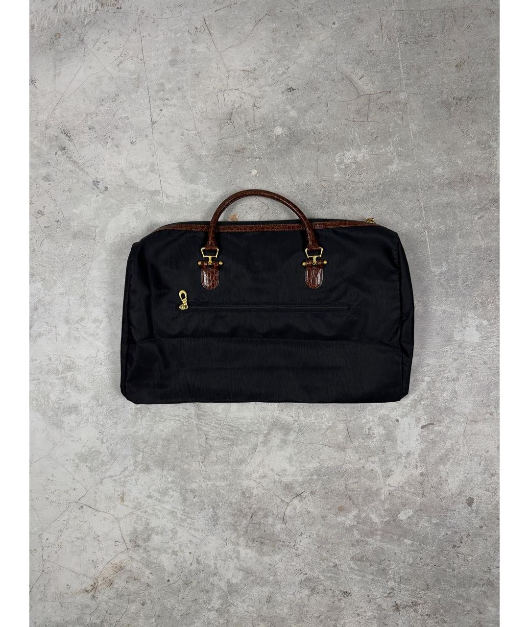 BALENCIAGA Черная нейлоновая дорожная/спортивная сумка, фото 4