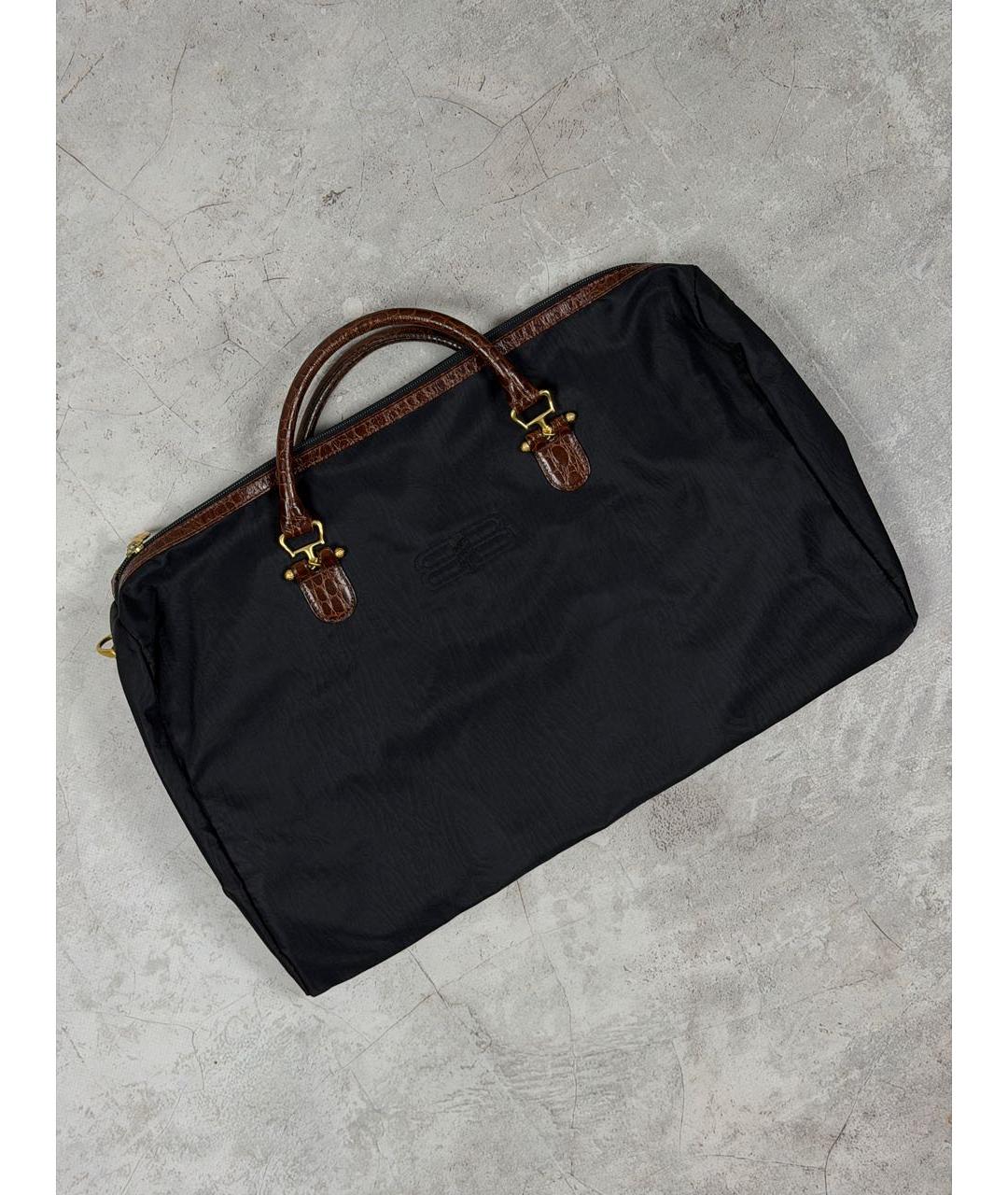 BALENCIAGA Черная нейлоновая дорожная/спортивная сумка, фото 2