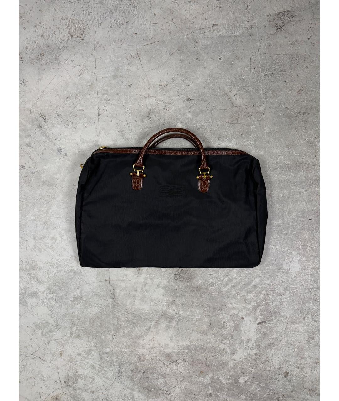 BALENCIAGA Черная нейлоновая дорожная/спортивная сумка, фото 9