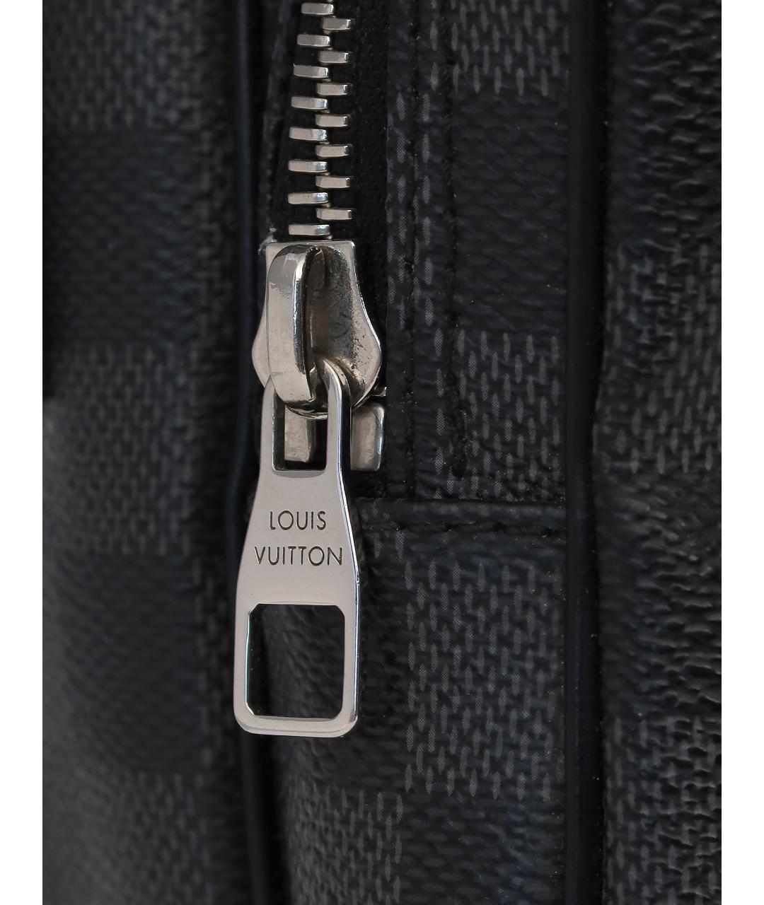 LOUIS VUITTON Черная сумка на плечо, фото 7