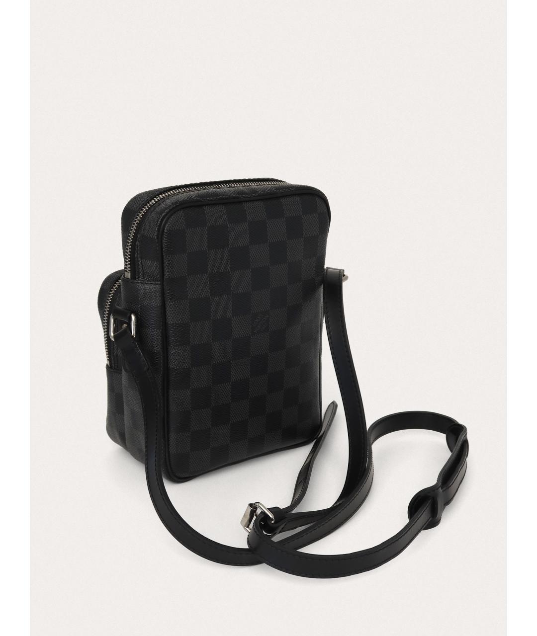 LOUIS VUITTON Черная сумка на плечо, фото 3