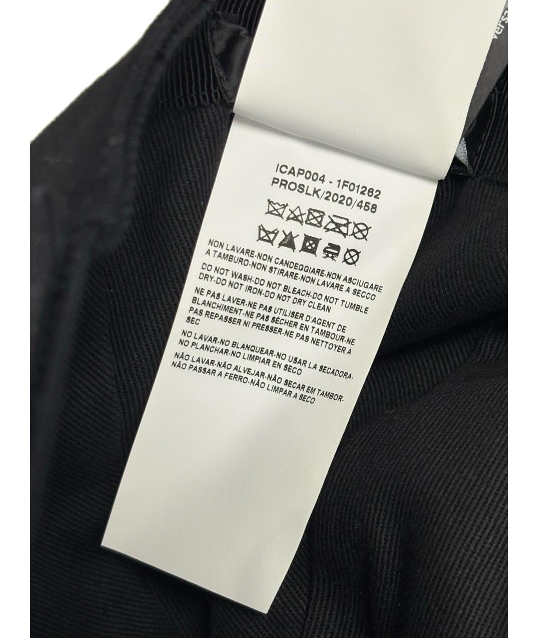 VERSACE Черная хлопковая кепка/бейсболка, фото 6