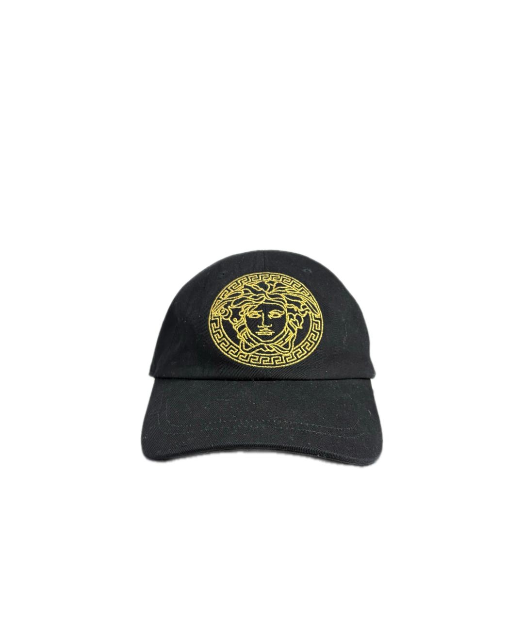 VERSACE Черная хлопковая кепка/бейсболка, фото 8