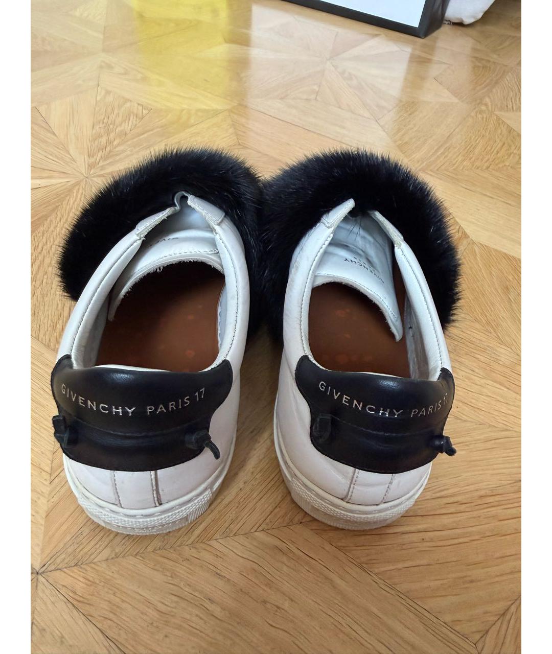 GIVENCHY Белые кожаные кеды, фото 4