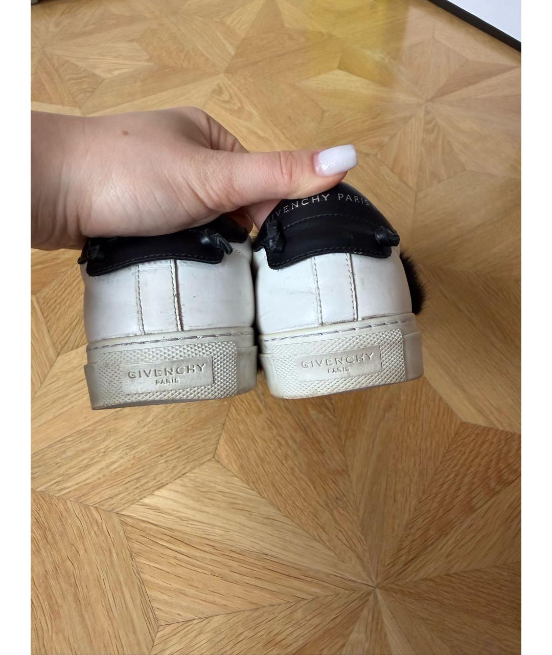 GIVENCHY Белые кожаные кеды, фото 5