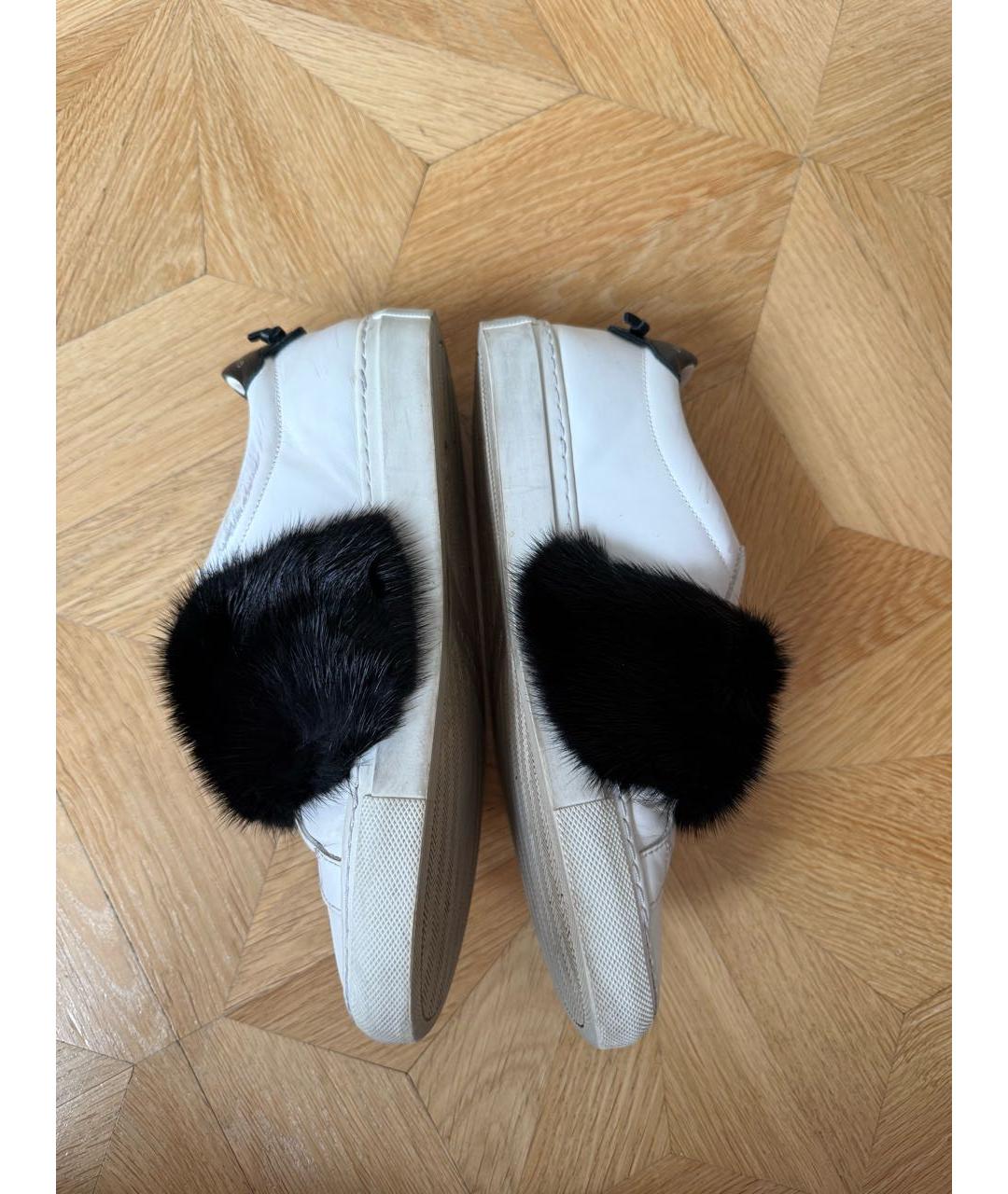 GIVENCHY Белые кожаные кеды, фото 2