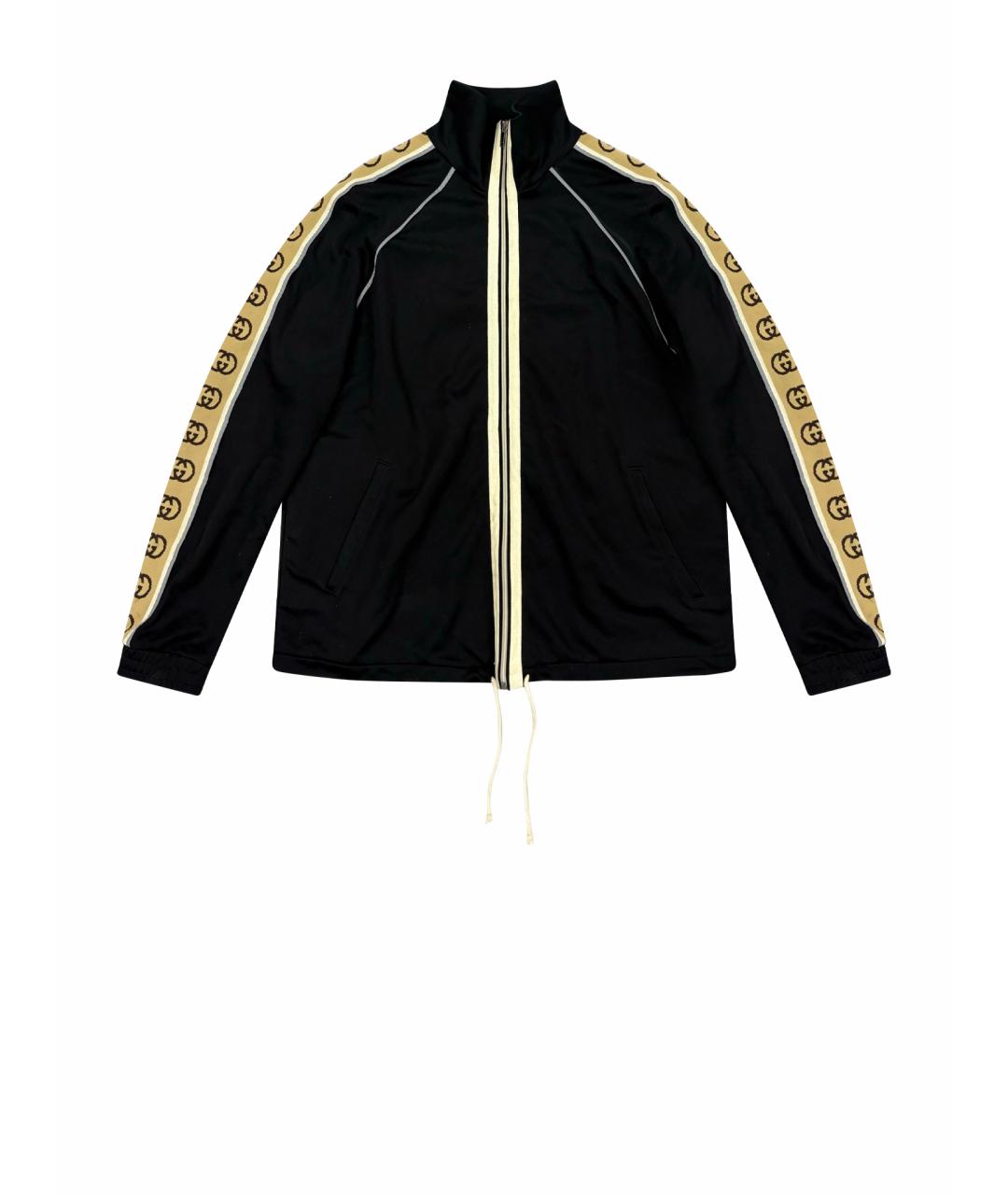 GUCCI Черный хлопковый спортивный костюм, фото 1