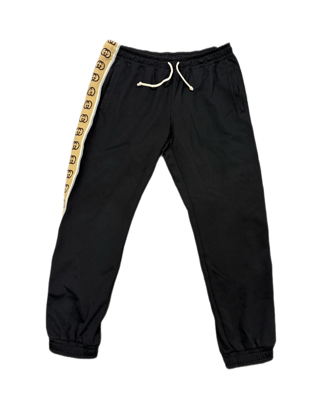GUCCI Черный хлопковый спортивный костюм, фото 4