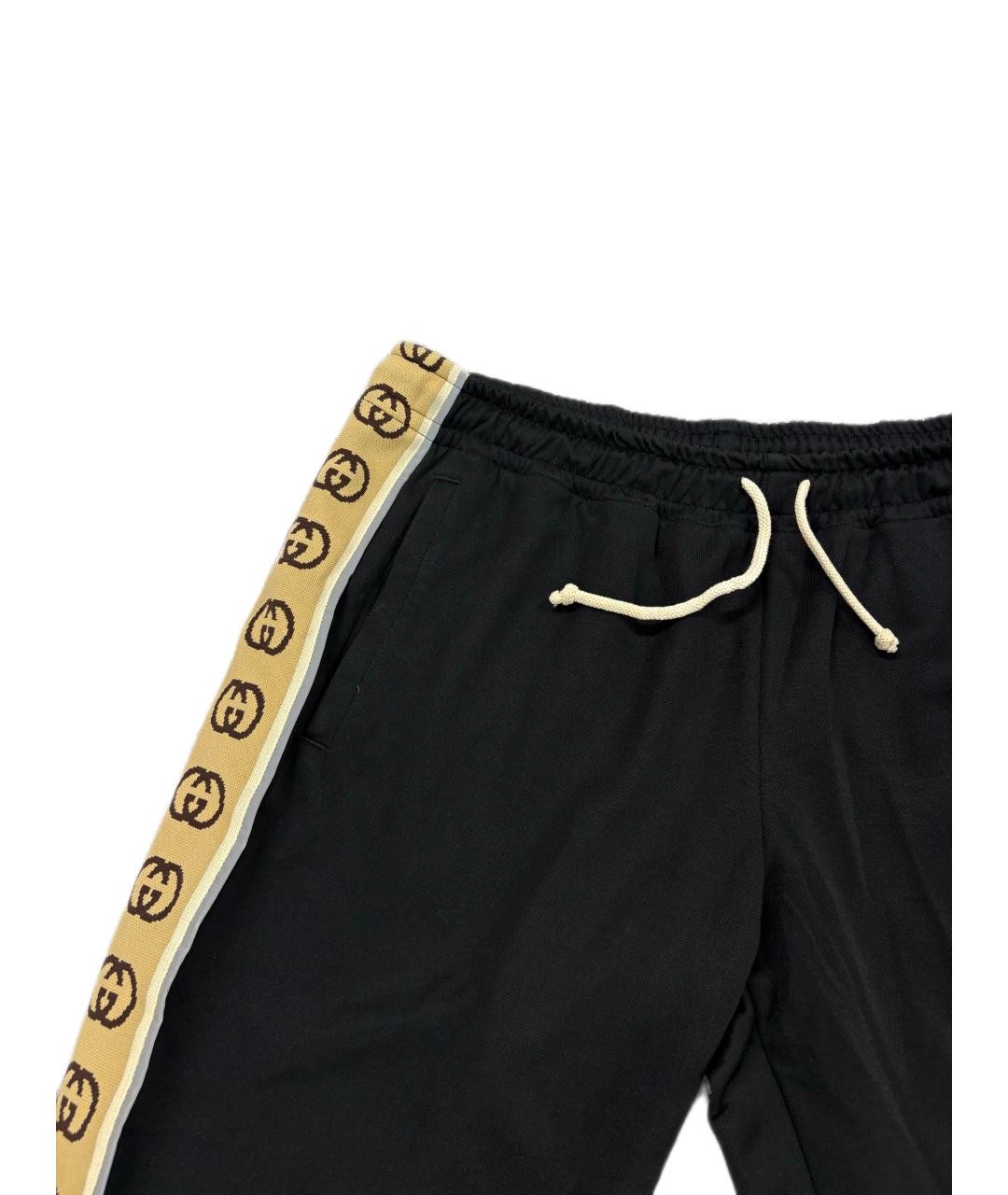 GUCCI Черный хлопковый спортивный костюм, фото 6
