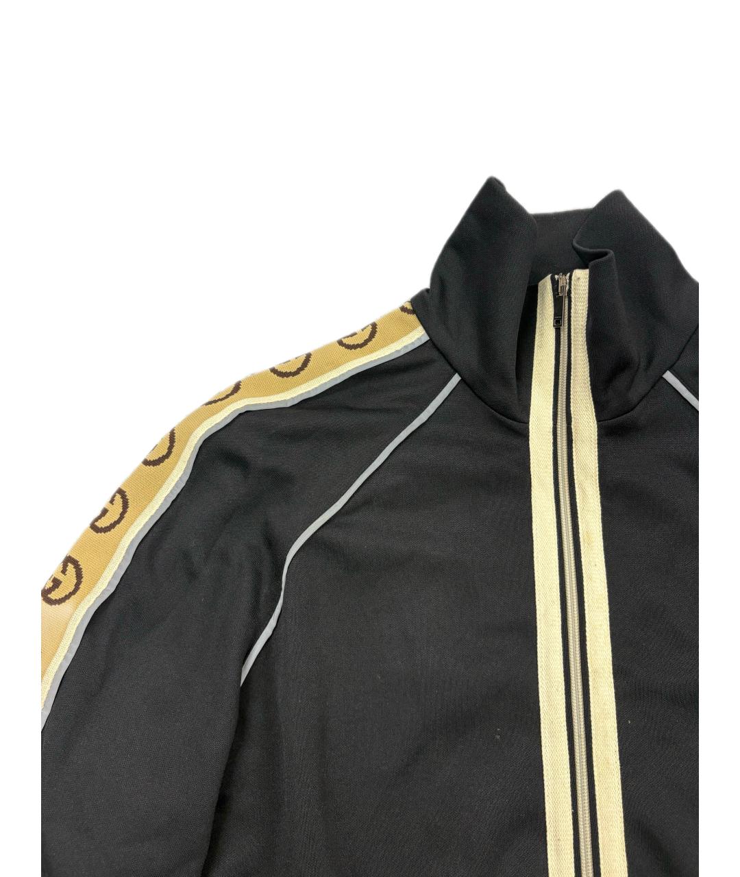 GUCCI Черный хлопковый спортивный костюм, фото 3