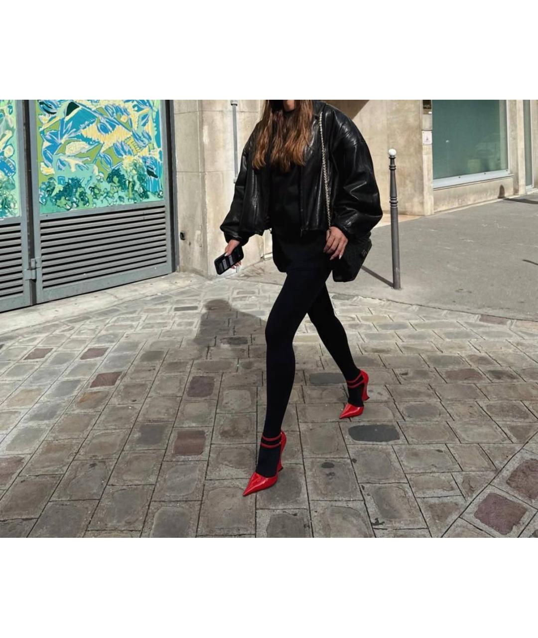 FERRAGAMO Красные туфли из лакированной кожи, фото 6