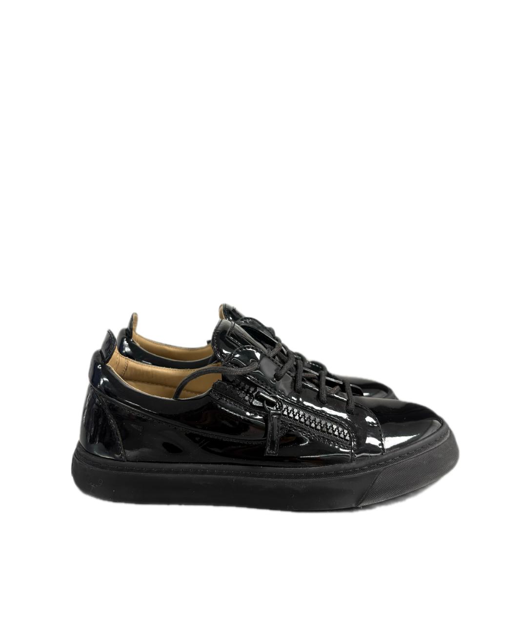 GIUSEPPE ZANOTTI DESIGN Черные низкие кроссовки / кеды, фото 6