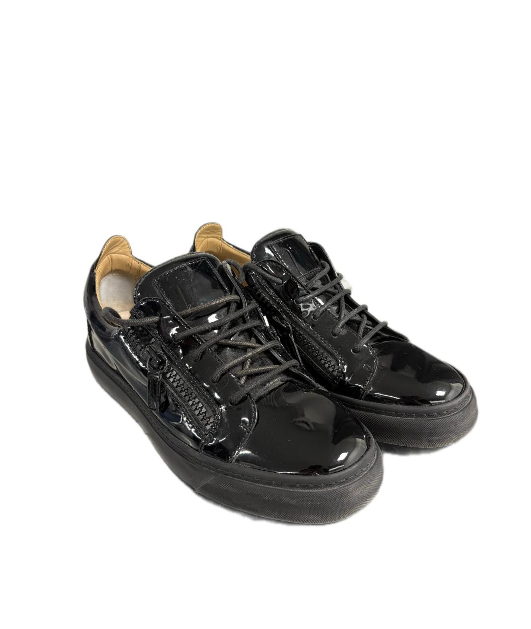 GIUSEPPE ZANOTTI DESIGN Черные низкие кроссовки / кеды, фото 2