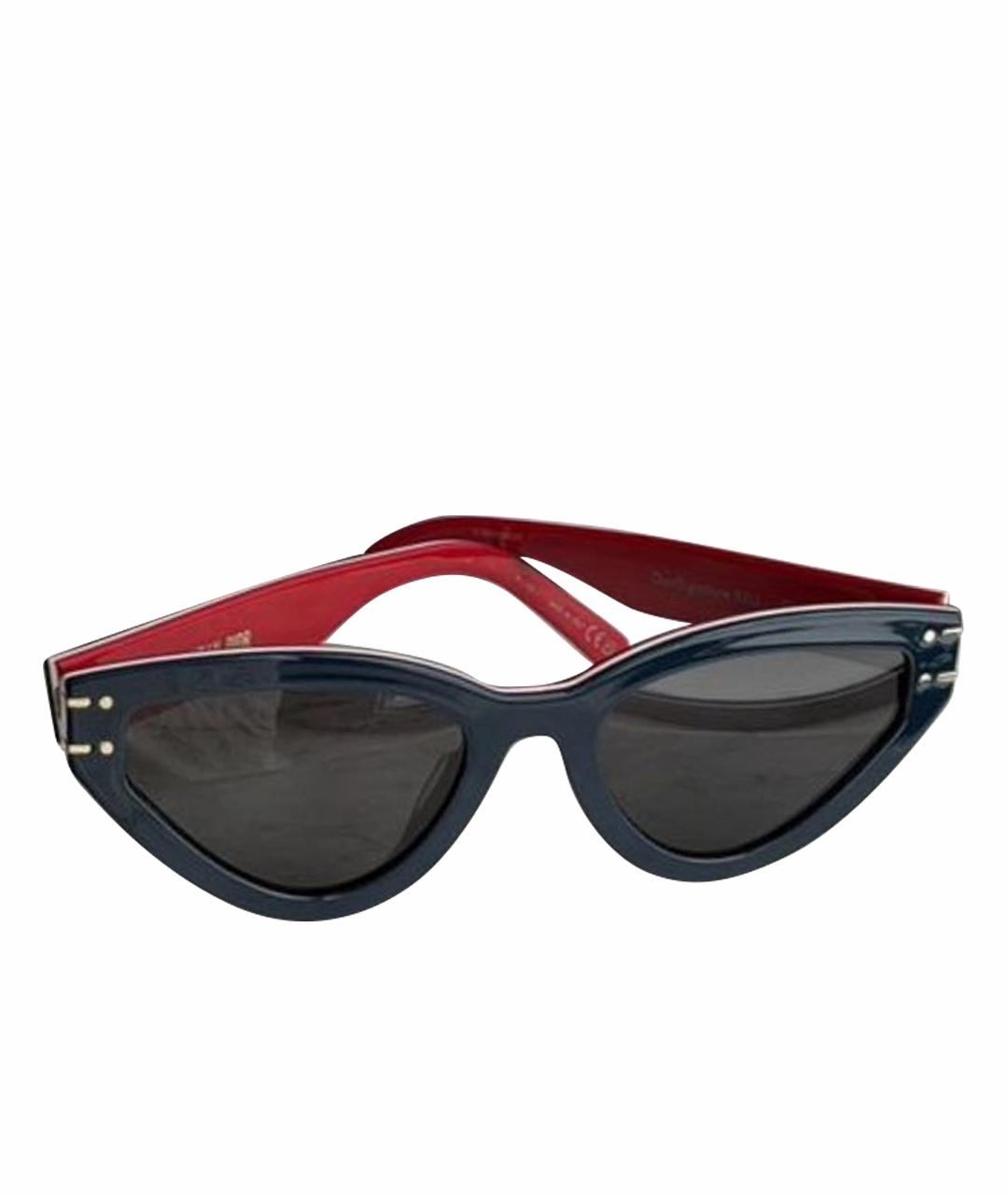 CHRISTIAN DIOR Темно-синие солнцезащитные очки, фото 1