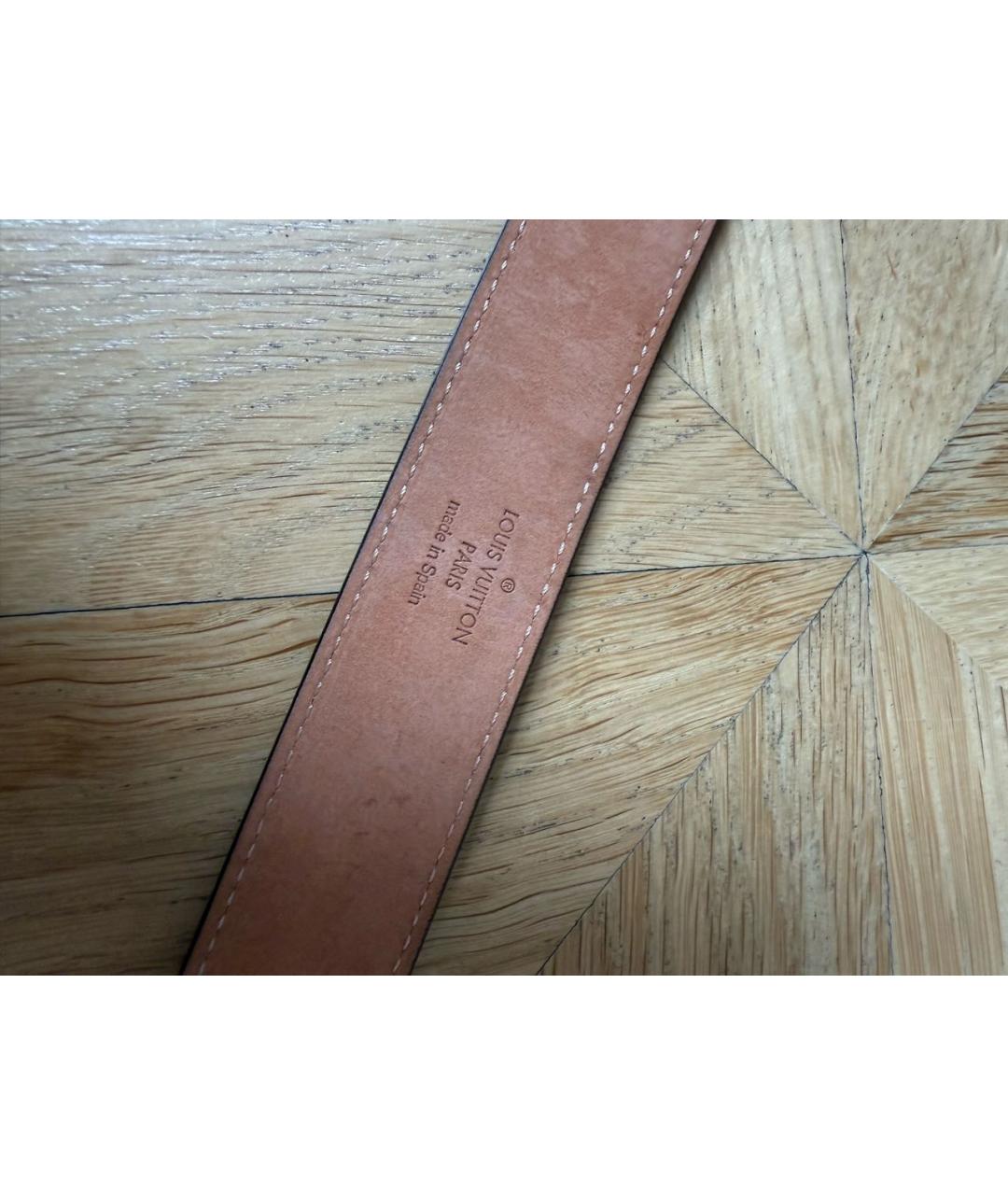 LOUIS VUITTON Коричневый ремень, фото 3