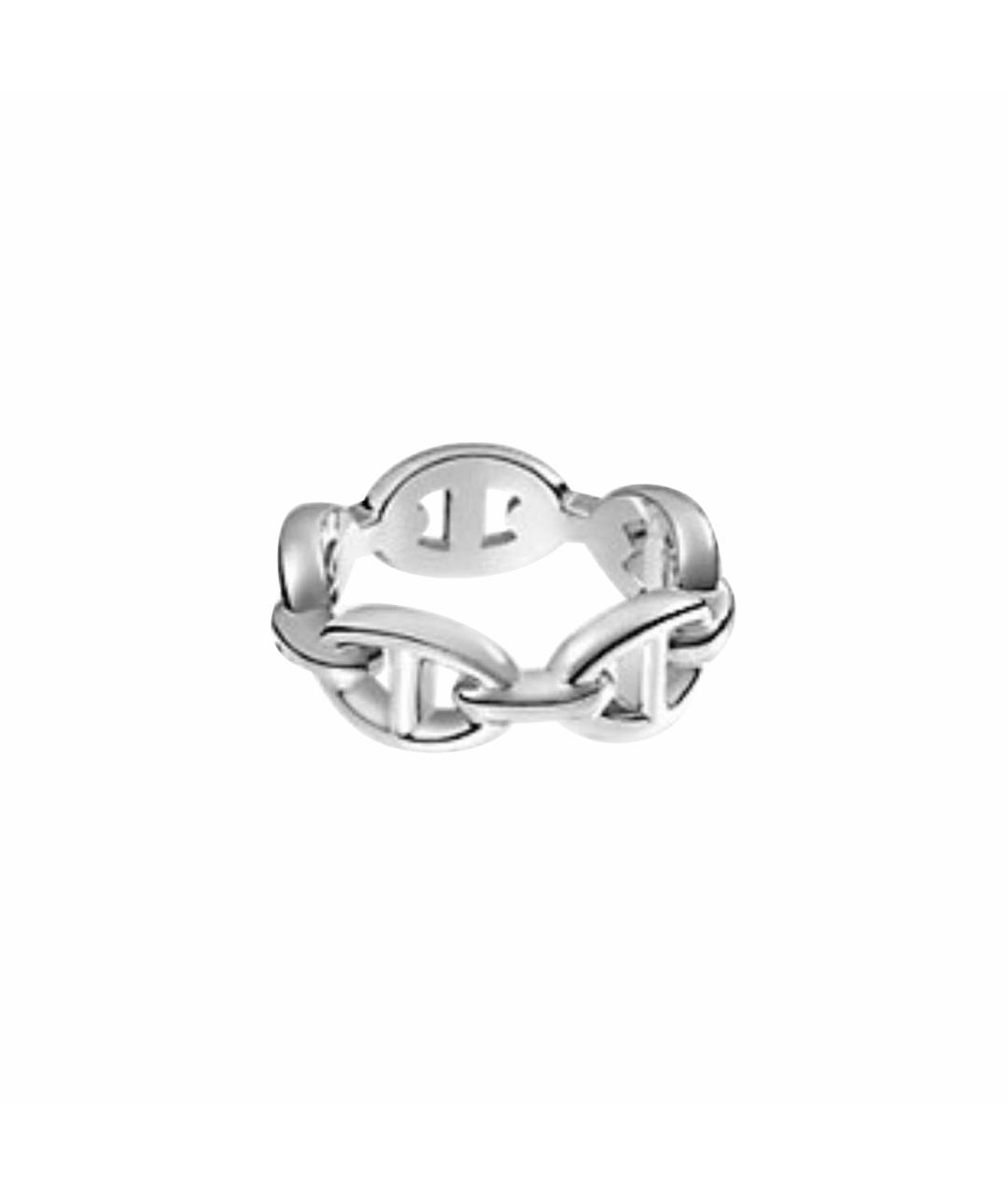 HERMES Серебряное с серебряным покрытием кольцо, фото 1