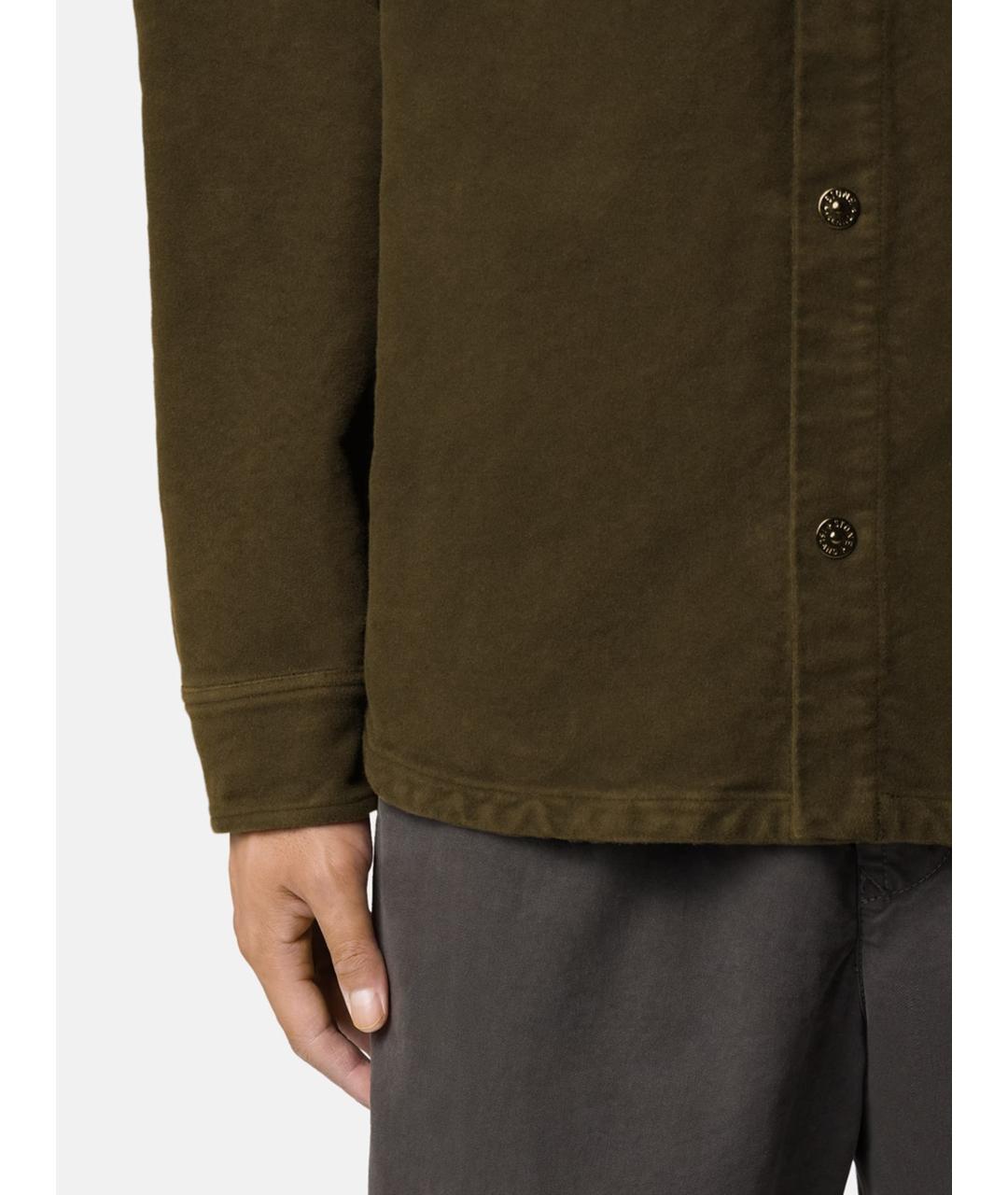 STONE ISLAND Хаки хлопковая куртка, фото 4