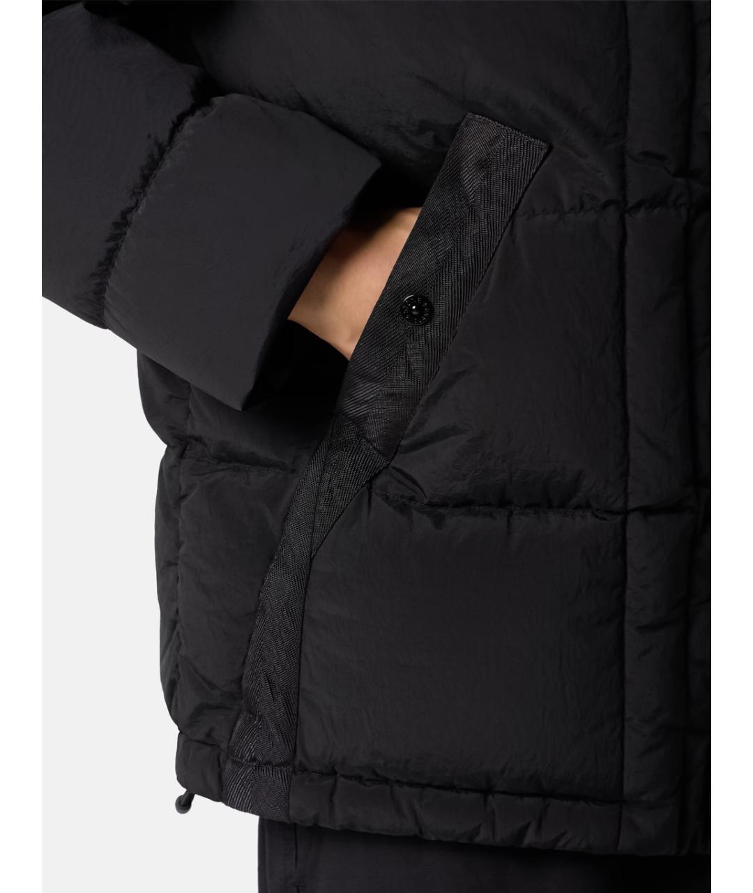 STONE ISLAND Черная полиамидовая куртка, фото 5
