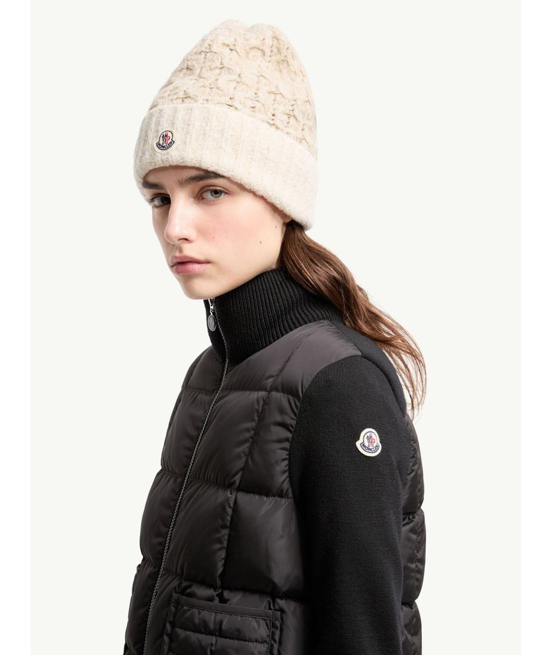 MONCLER Черный полиамидовый кардиган, фото 3