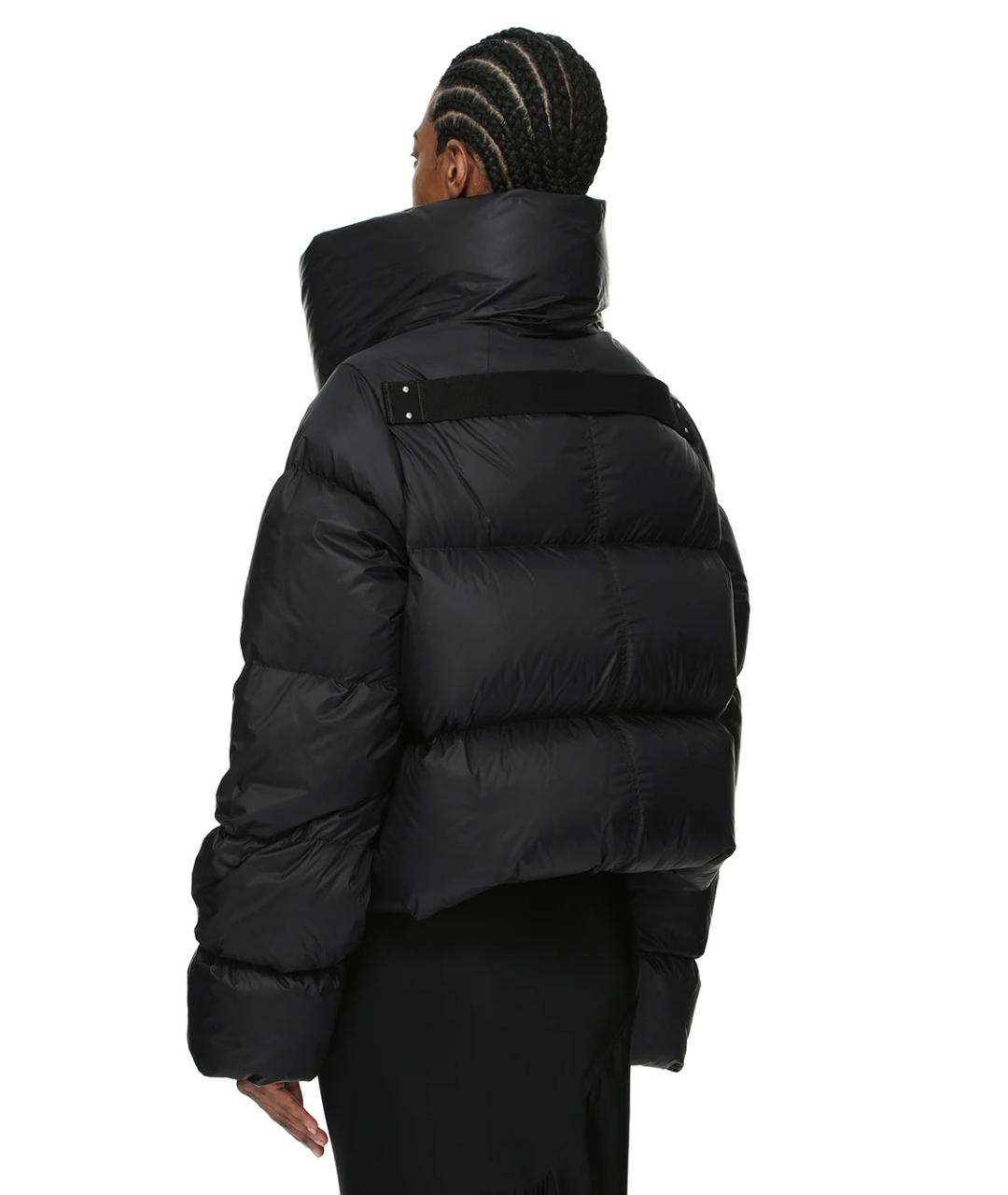 RICK OWENS Черный нейлоновый пуховик, фото 3