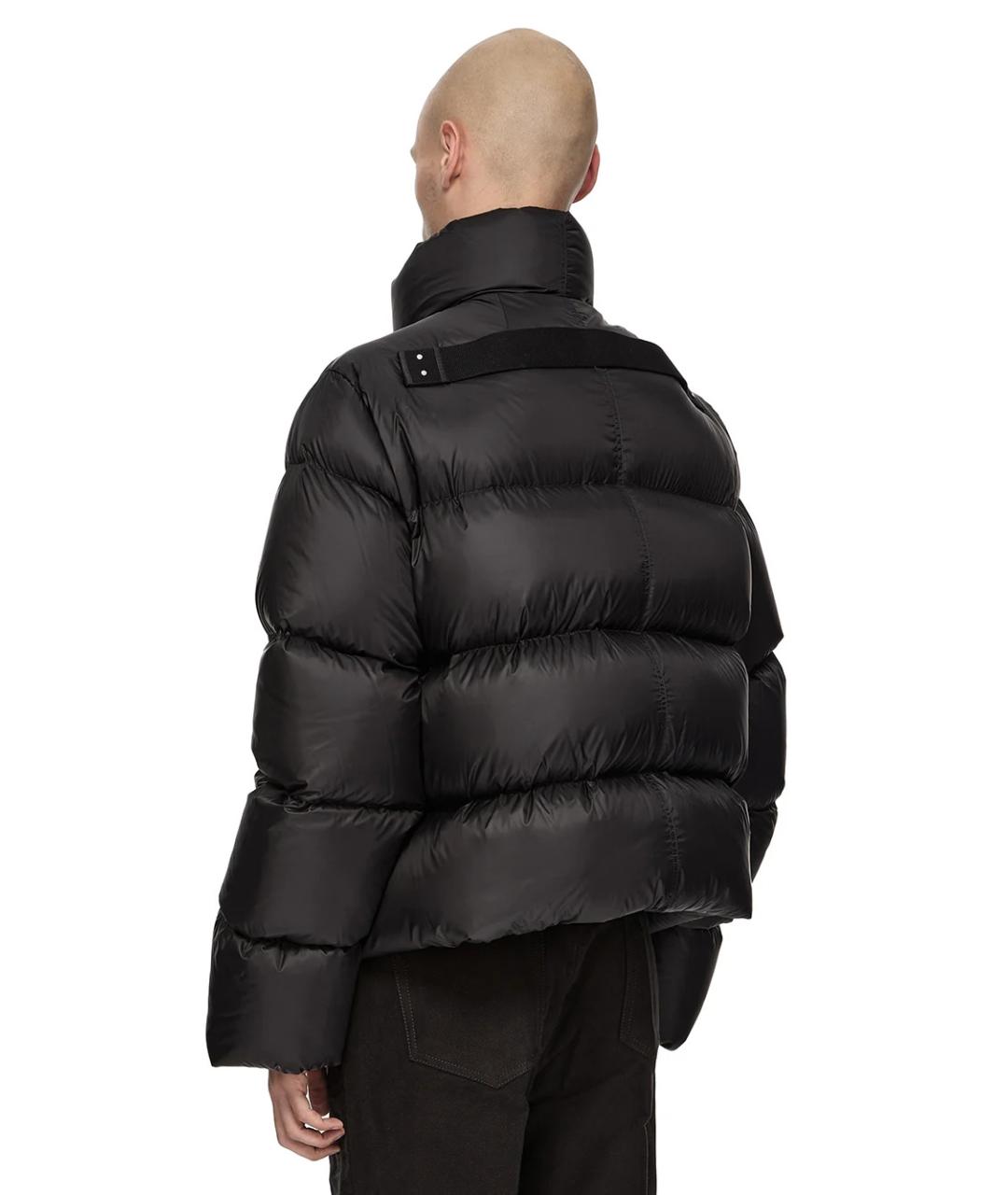 RICK OWENS Черный полиамидовый пуховик, фото 3