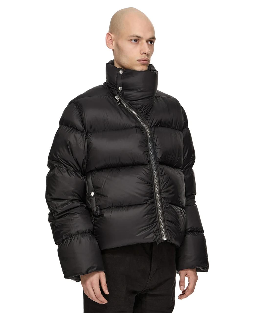 RICK OWENS Черный полиамидовый пуховик, фото 2