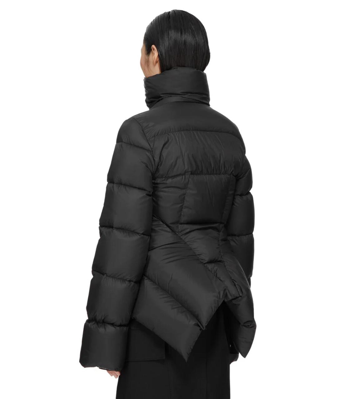 RICK OWENS Черный полиамидовый пуховик, фото 3