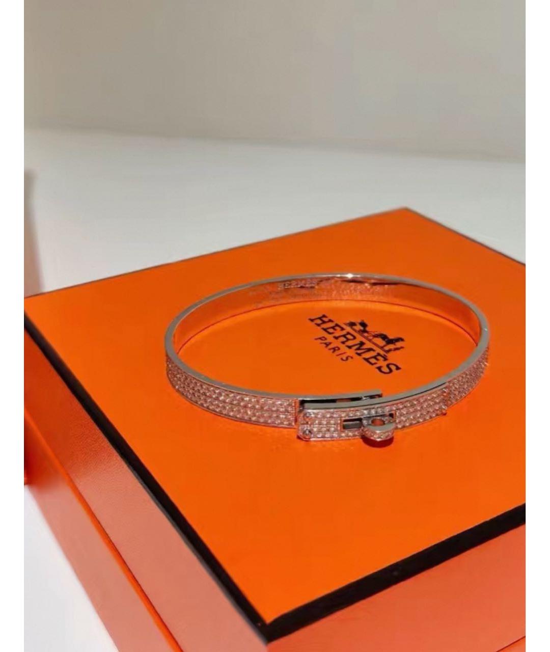 HERMES Серебряный браслет из белого золота, фото 3