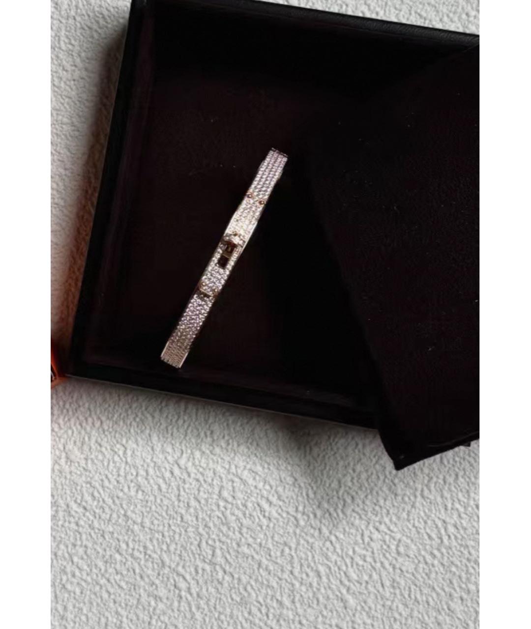 HERMES Серебряный браслет из белого золота, фото 2