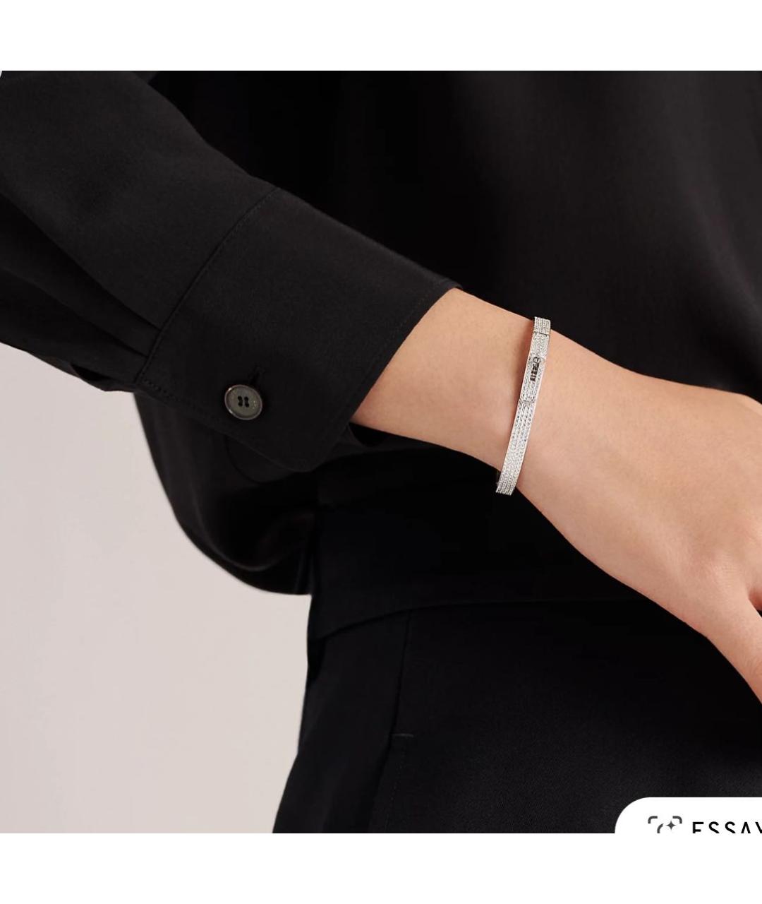HERMES Серебряный браслет из белого золота, фото 5