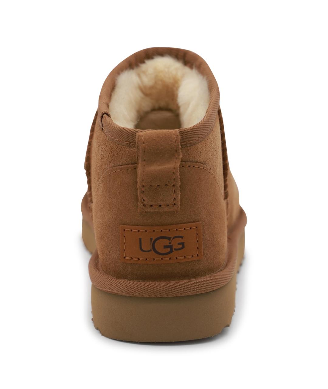 UGG Коричневые кожаные полусапоги, фото 6