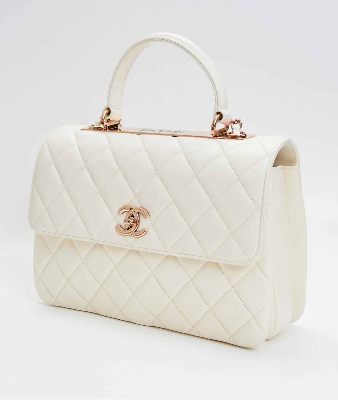 CHANEL Бежевая кожаная сумка тоут, фото 2