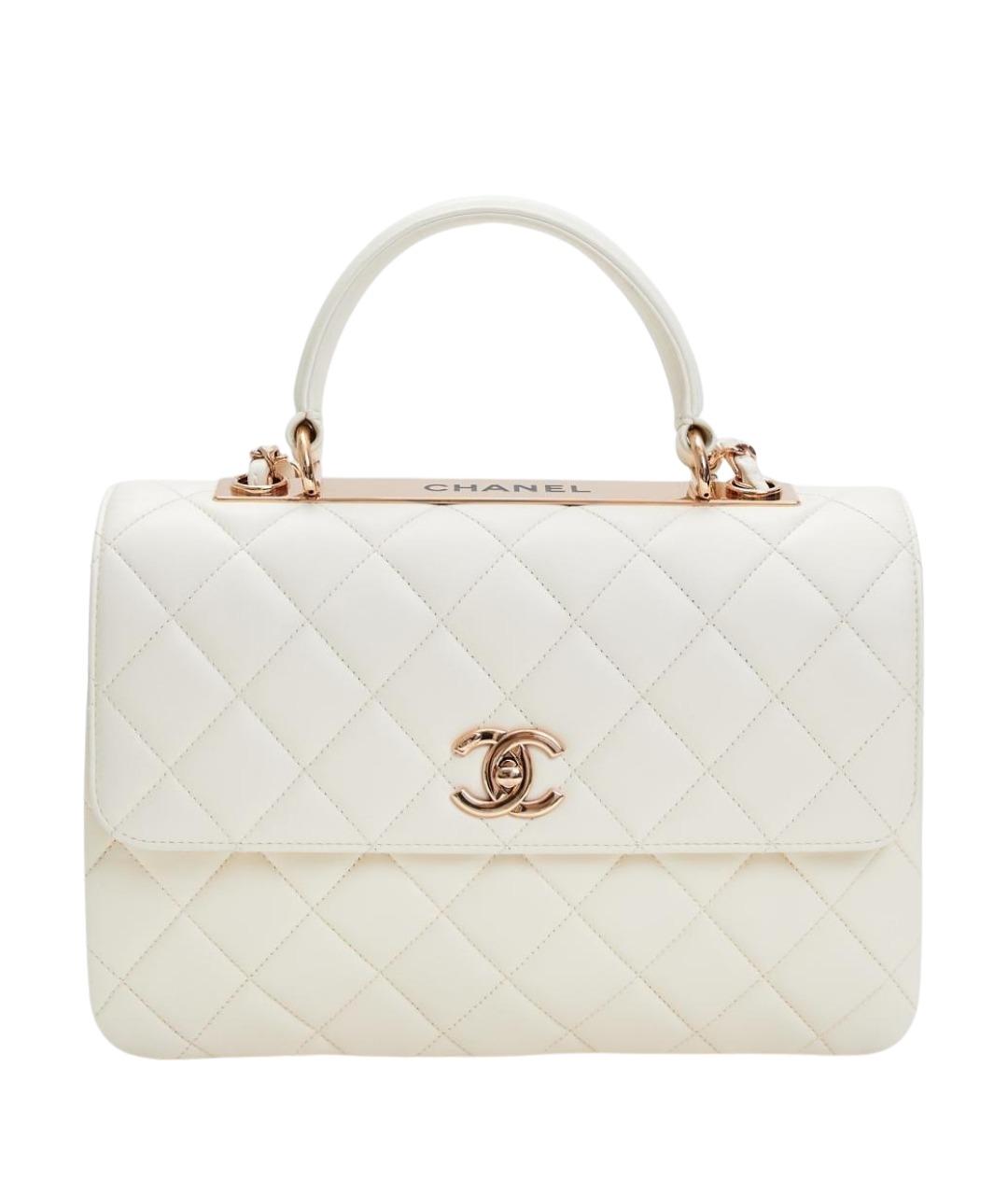 CHANEL Бежевая кожаная сумка тоут, фото 1