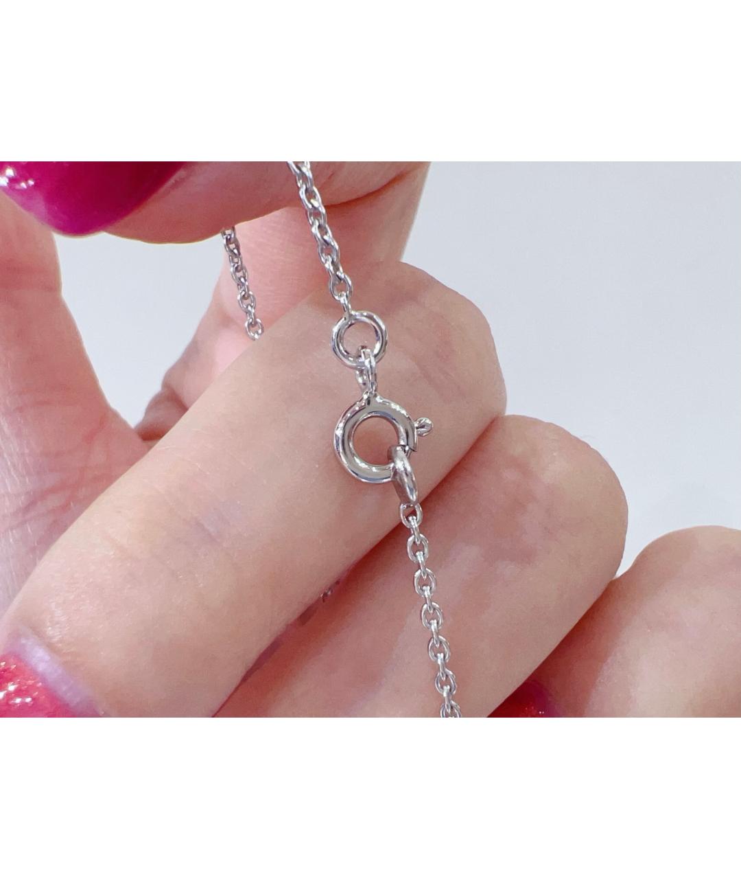 HERMES Серебряное колье из белого золота, фото 5