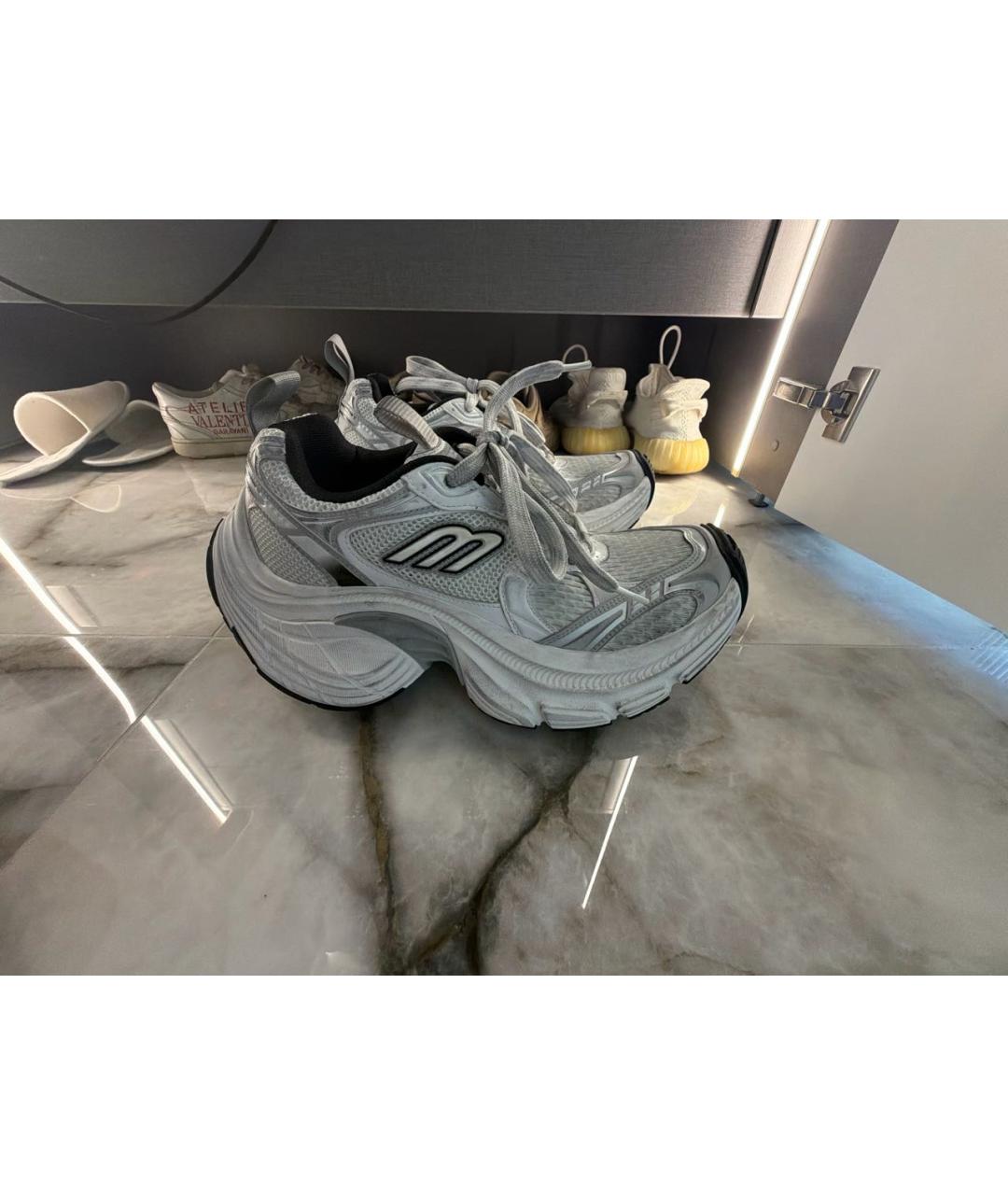 BALENCIAGA Серые кроссовки, фото 6