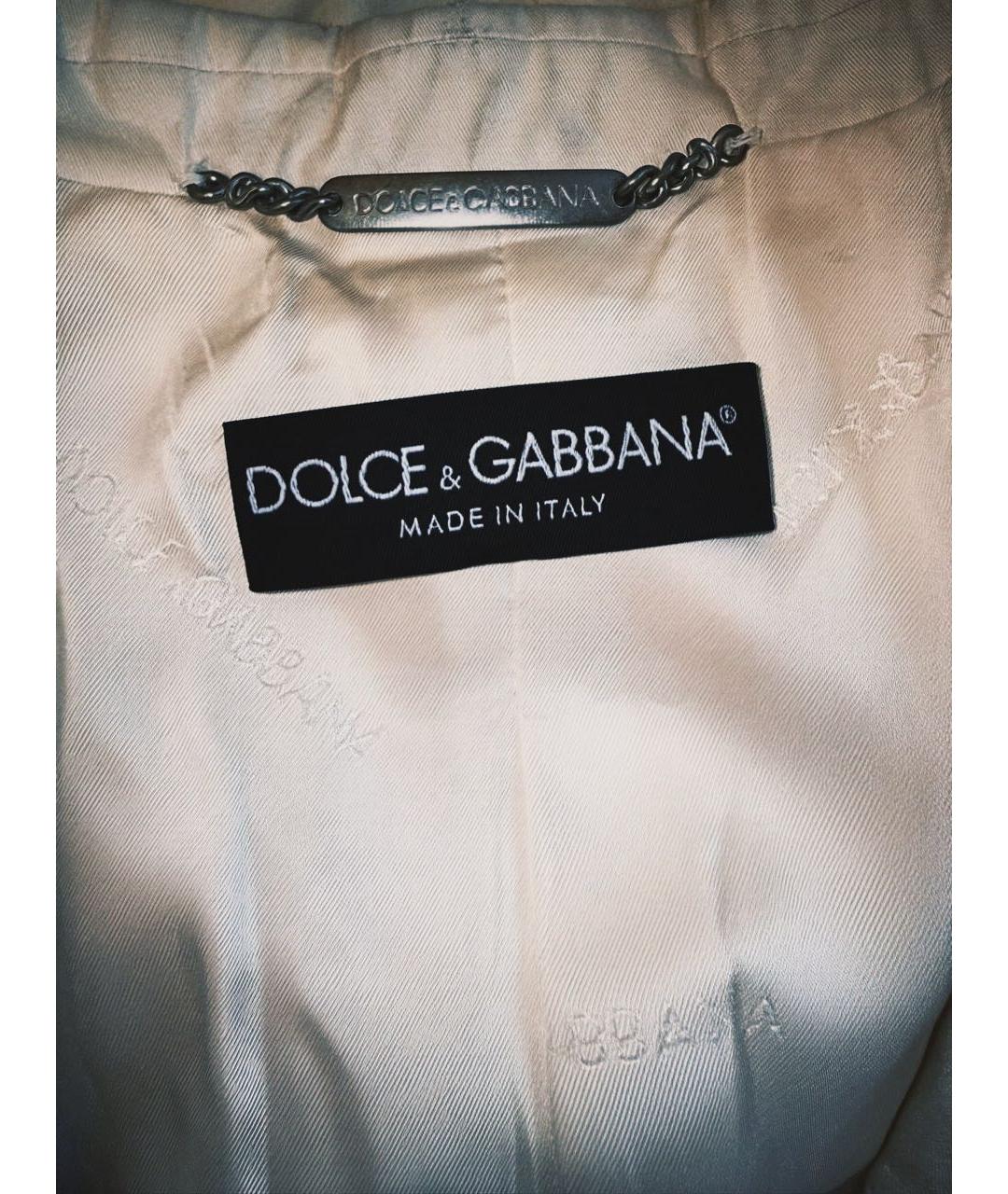 DOLCE&GABBANA Белый жакет/пиджак, фото 5
