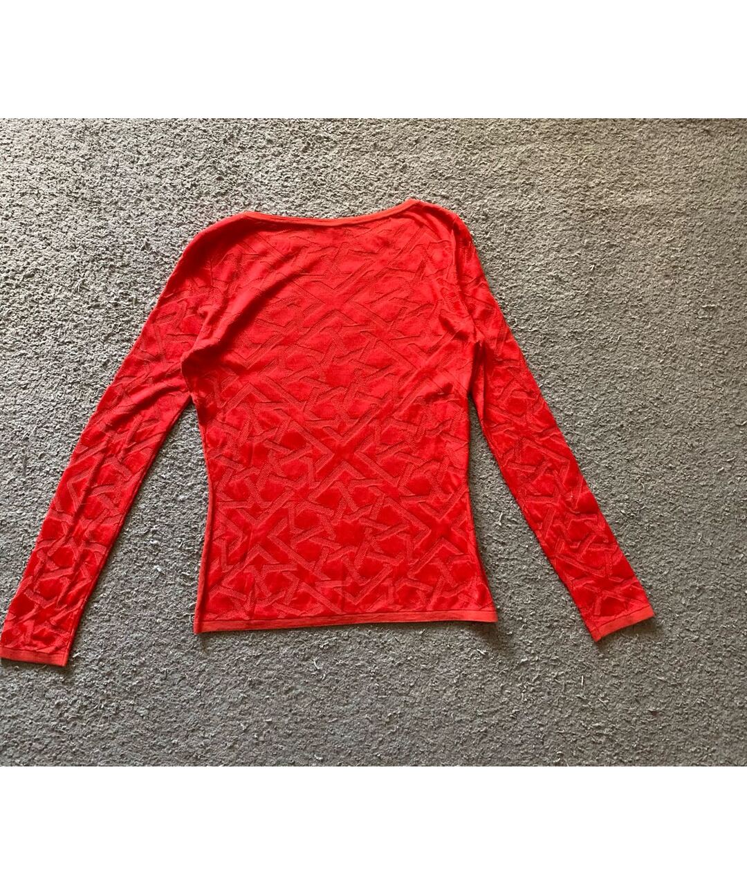VERSACE COLLECTION Красный хлопковый джемпер / свитер, фото 2