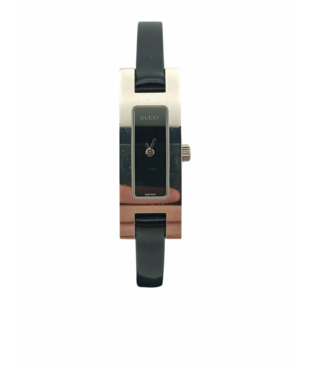 GUCCI Серебряные металлические часы, фото 1
