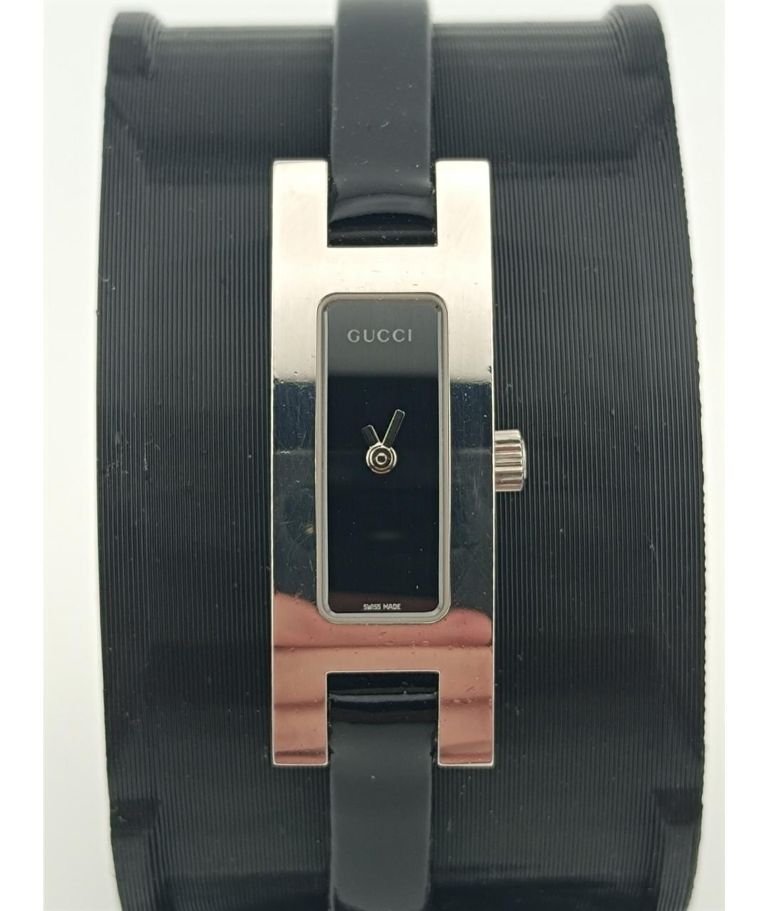 GUCCI Серебряные металлические часы, фото 3