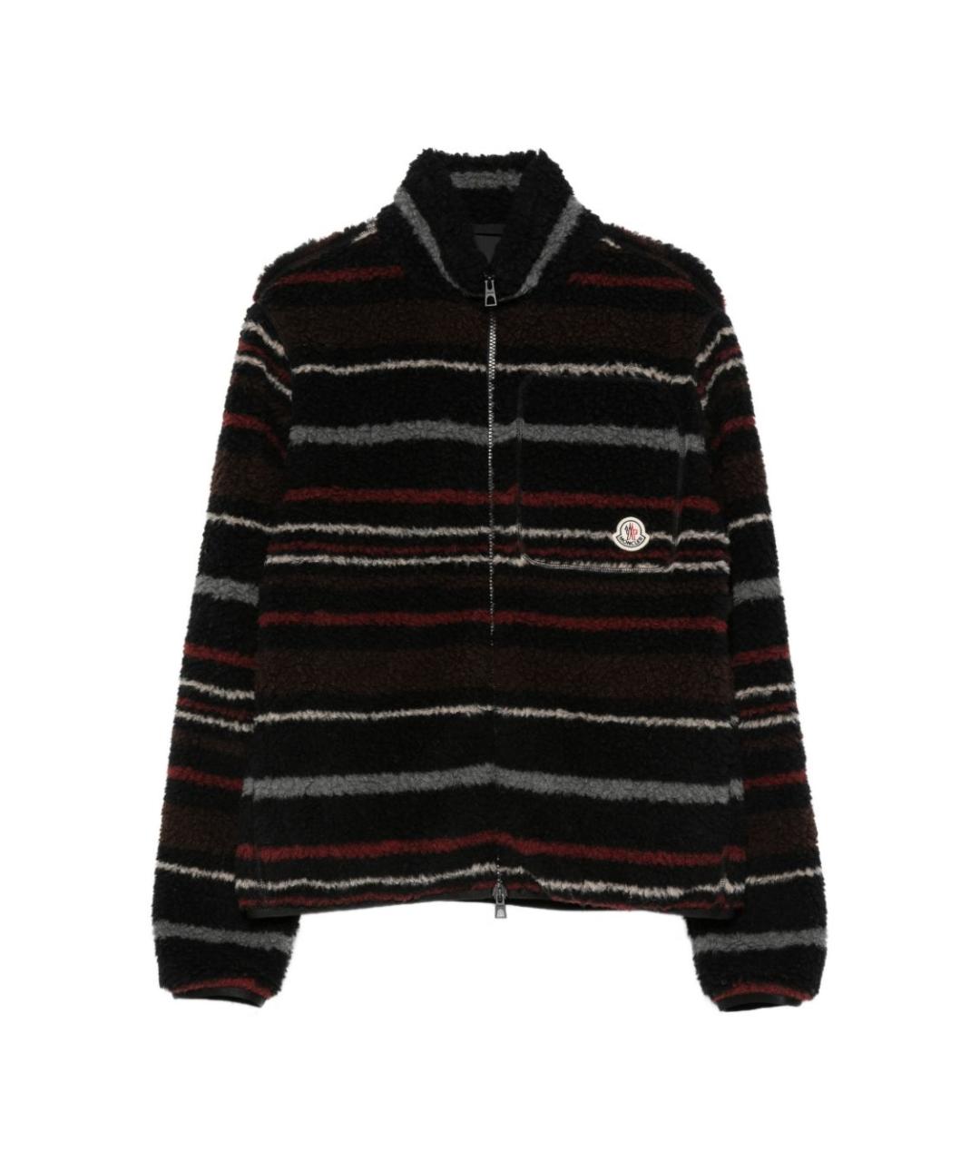 MONCLER Черный шерстяной джемпер / свитер, фото 1