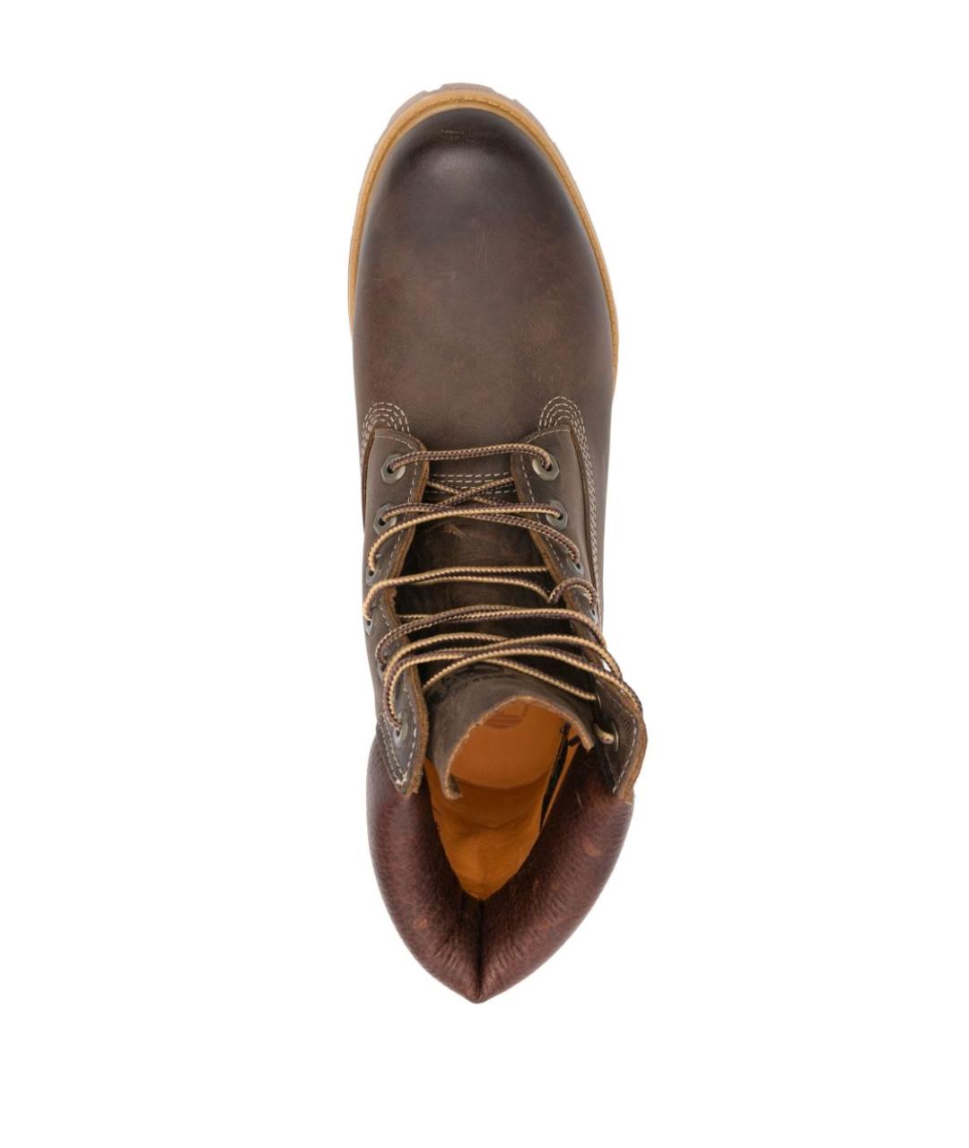TIMBERLAND Коричневые кожаные низкие ботинки, фото 3