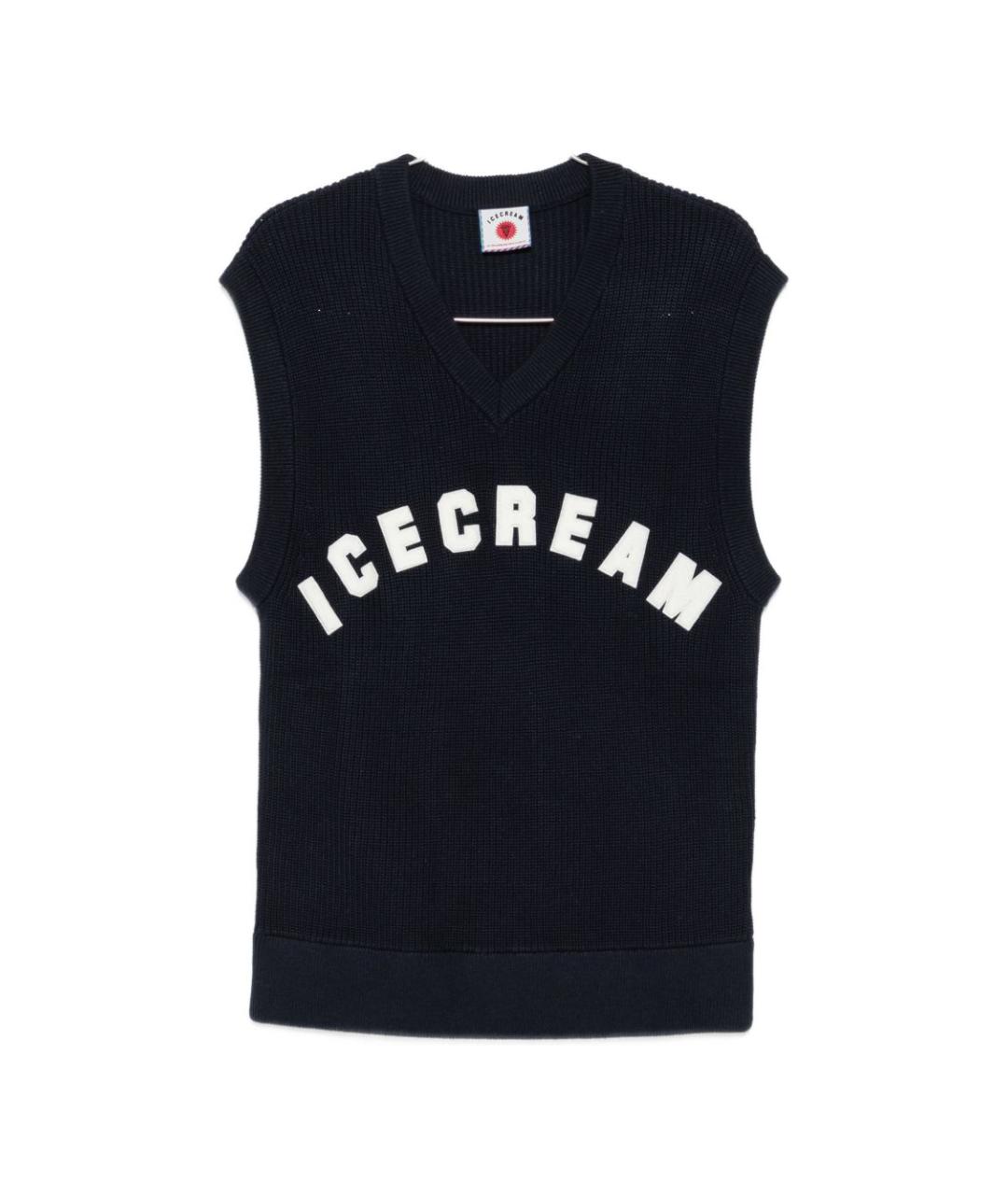icecream Синяя шерстяная жилетка, фото 1