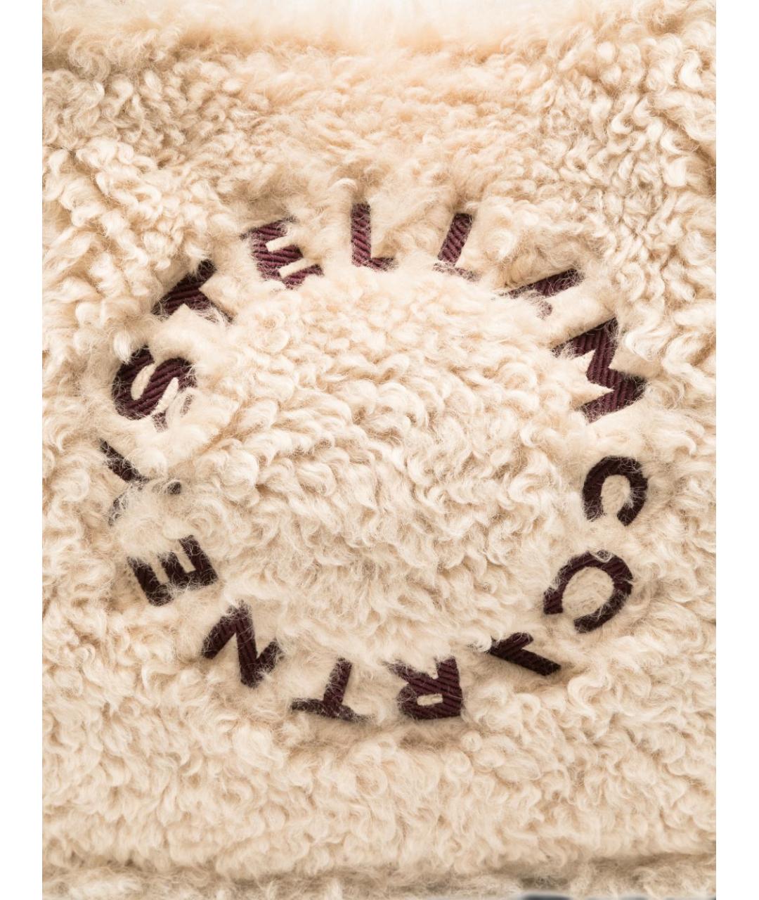 STELLA MCCARTNEY Бежевая синтетическая сумка тоут, фото 2