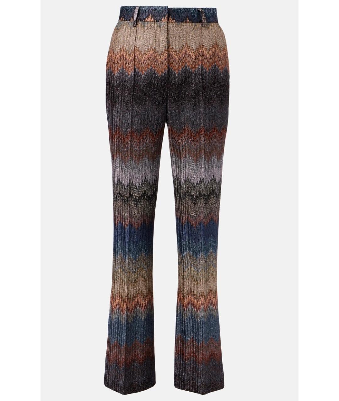 MISSONI Мульти вискозные прямые брюки, фото 5