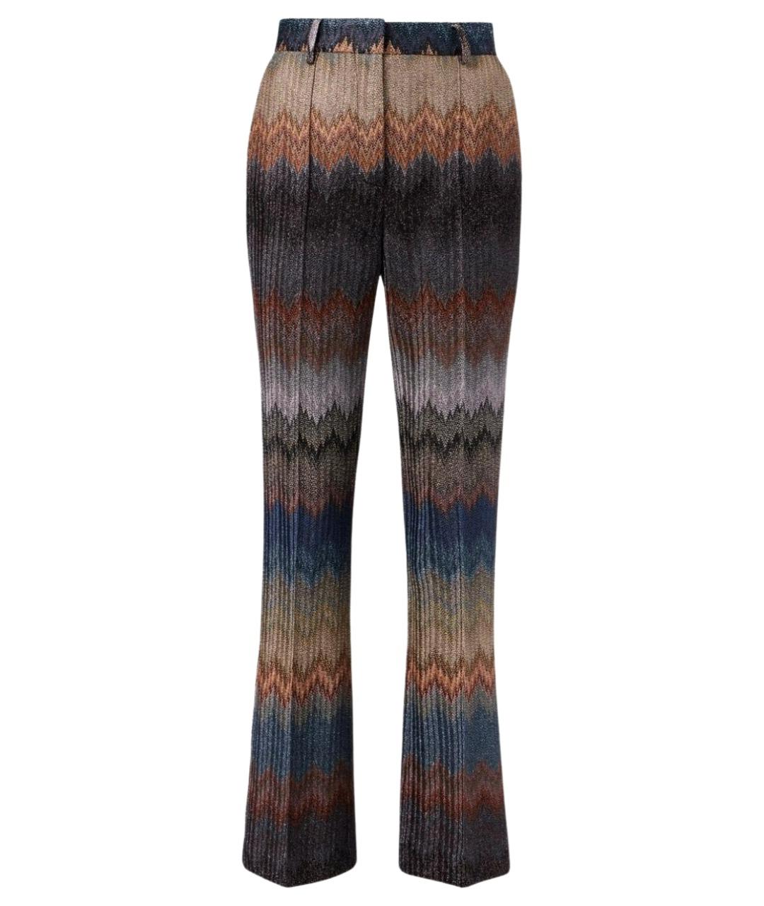 MISSONI Мульти вискозные прямые брюки, фото 1