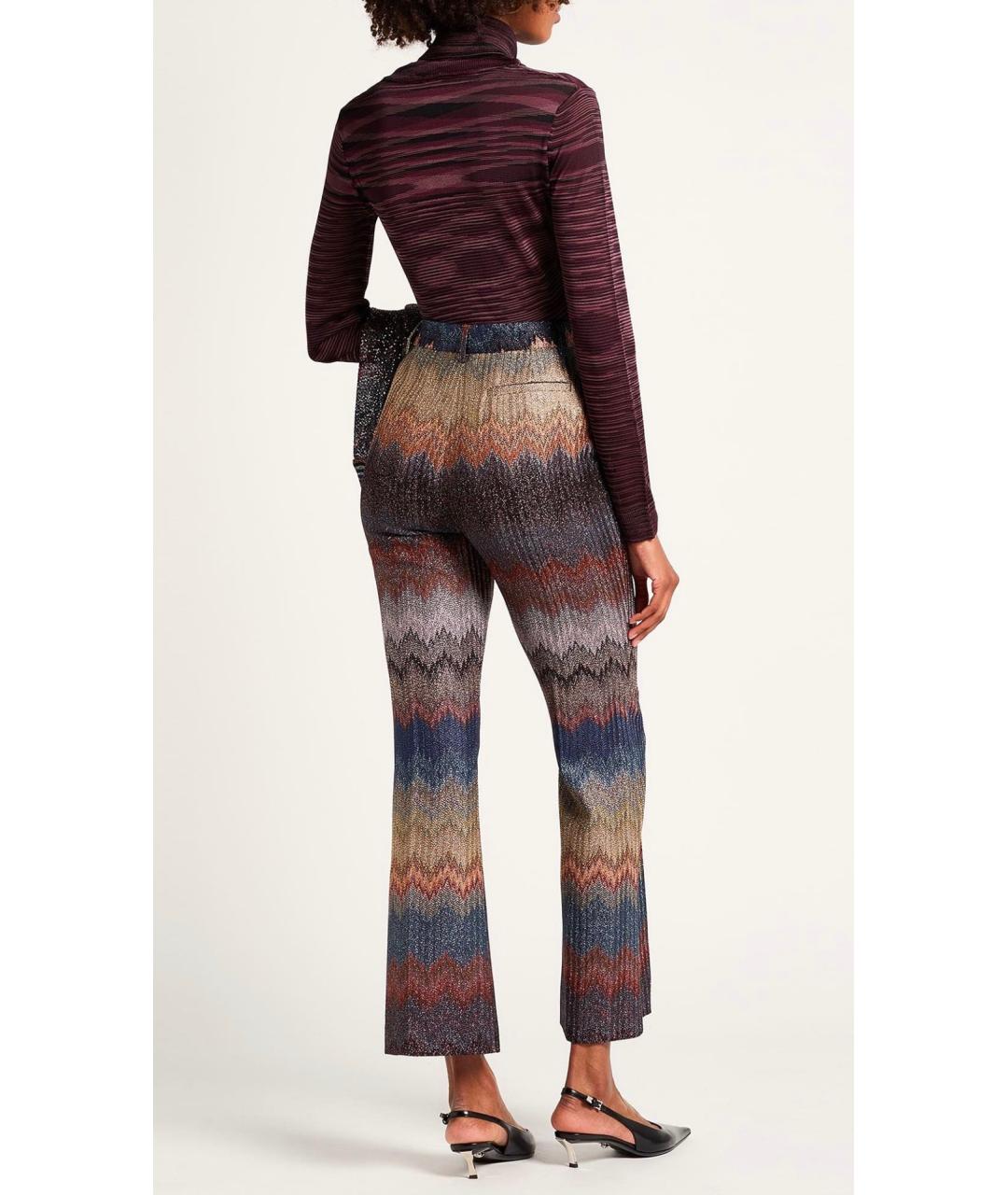 MISSONI Мульти вискозные прямые брюки, фото 3