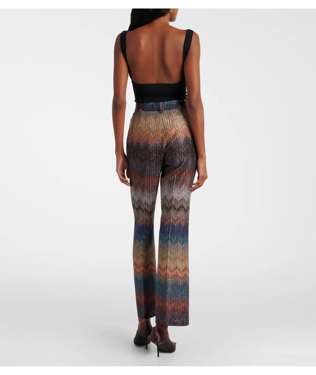 MISSONI Мульти вискозные прямые брюки, фото 4