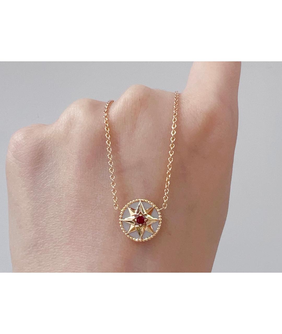 CHRISTIAN DIOR Золотое колье из розового золота, фото 8