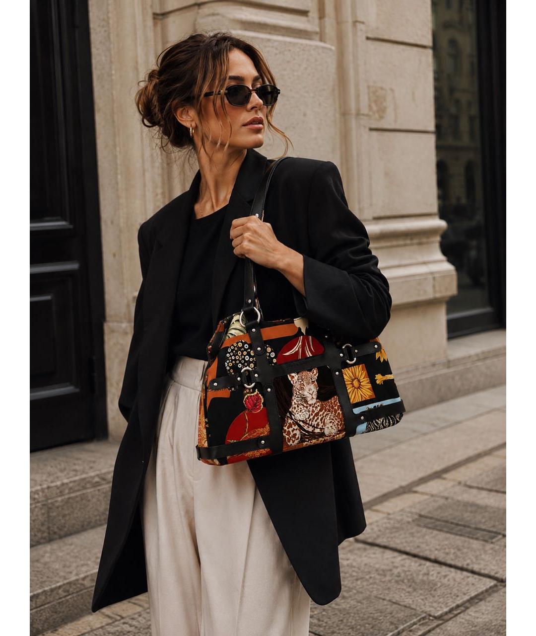 FERRAGAMO Мульти нейлоновая сумка с короткими ручками, фото 5